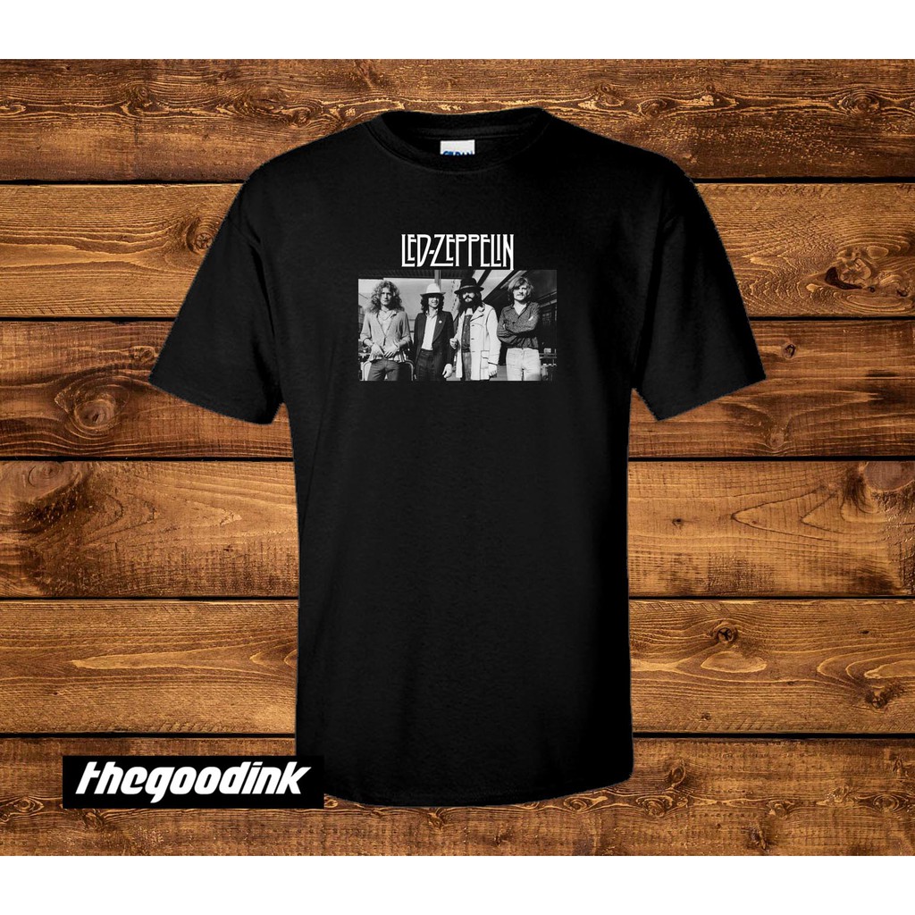 Kaos Led Zeppelin - Band Photo 2 - Original Gildan T-shirt DTG Print