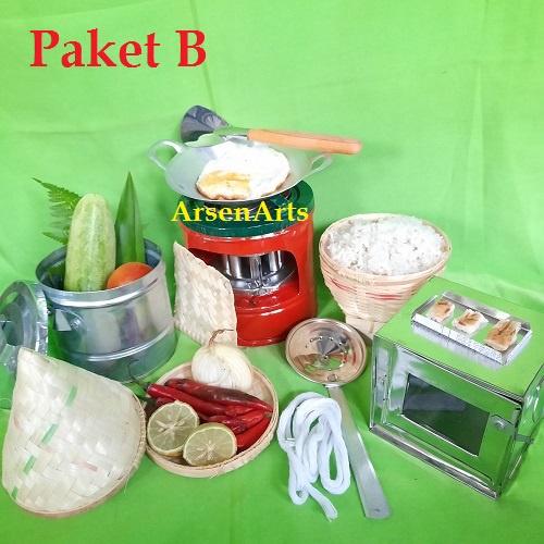 &quot; Kitchen set &quot;  Mainan Masak Masakan Tradisional Mainan Alat Dapur Uk. Mini Kwalitas Oke Dijual Per Paket Bisa Pilih