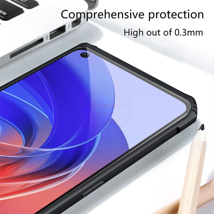 PROMO Case Oppo A55 4G A57 / A77s 4G Case Simple Transparent Soft Acrylic Case Armor Prigen Fusion