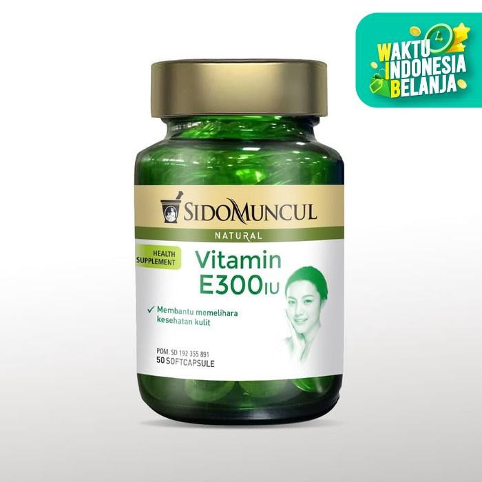 

Sidomuncul Vitamin E300 Iu Memelihara Kesehatan Kulit 50 Kapsul