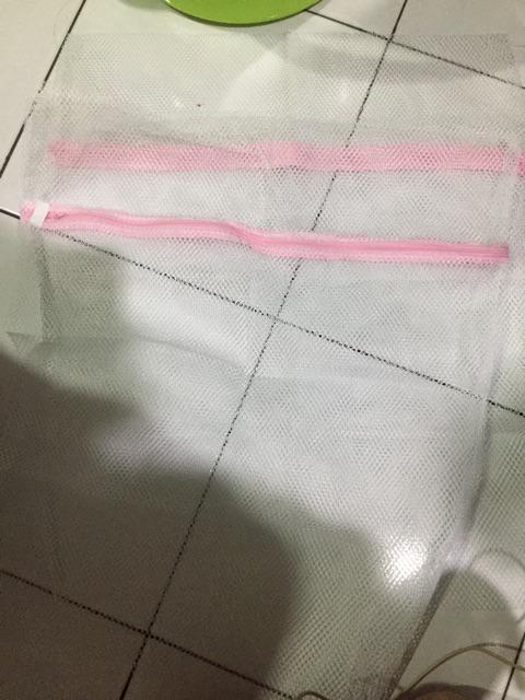 Laundry Bag Tas Net Jaring Baju Kotor Ukuran 40 X 50 Cm