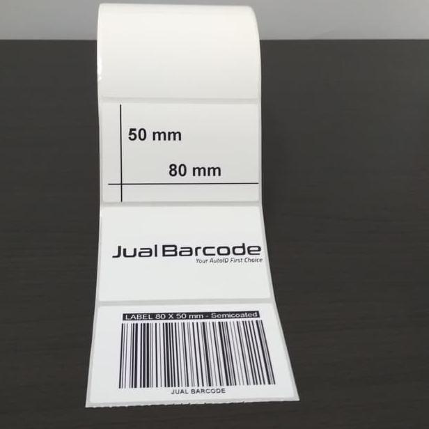

Terjangkau - Label Bare 80 x 50 - 80x50 mm - 80x50mm 1 Line - Kertas Sticker Semicoated 시