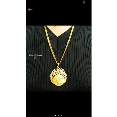 kalung rupiah replika emas awet dan tahan lama persis seperti emas asli