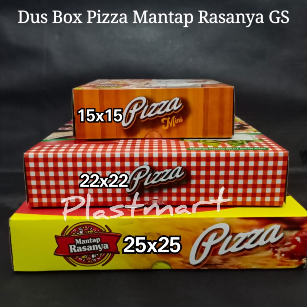 

Dus Pizza Mantap Rasanya GS - Dus Kue Serbaguna - Box Pizza @50pcs