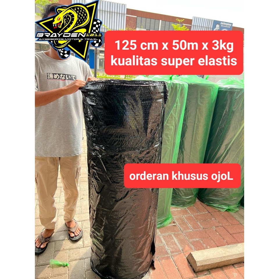 Bubblewrap Bubblepack Bubble roll Wrap Pack /125 x 50 METER FULL / HANYA BISA GOJEK