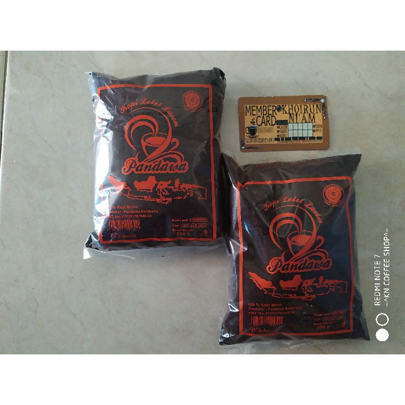 

KOPI BUBUK LASEM PANDAWA 250GR ORIGINAL