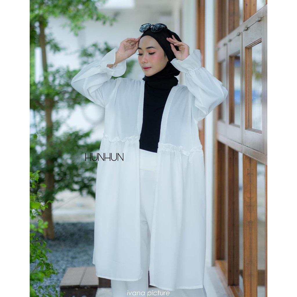 Delaya Long Outer Ceruty Premium High Quality/ Cardi Ceruty Termurah Hits Selebgram Pusatgrosir_solo-4