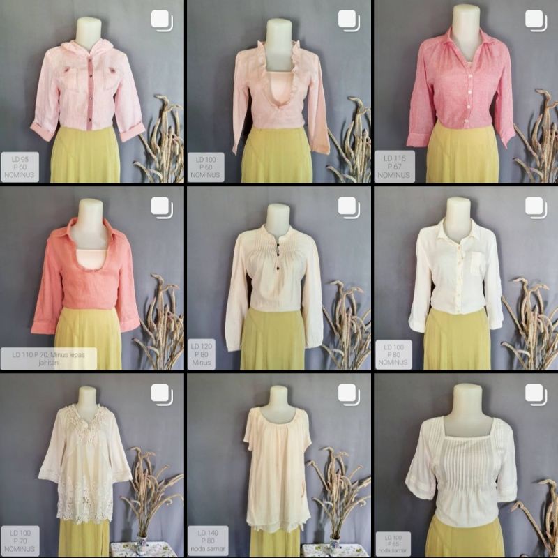 [etalase 1]  BLOUSE / ATASAN WANITA