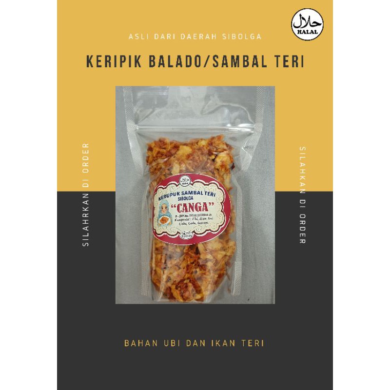 

Keripik Balado/Sambal Teri Sibolga