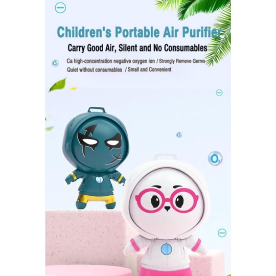 Kalung Air Purifier Anak Anti Virus Portable Air Purifier Necklace Anion