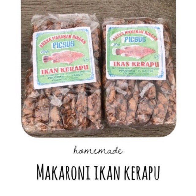 

MACARONI PIKSUS IKAN KERAPU ECER