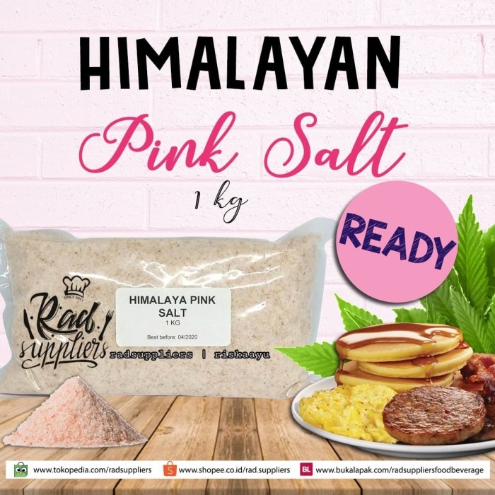 

Produk Terbaik - Himalaya Pink Salt 1Kg, Garam Himalaya Pink 1Kg, Best Salt!!