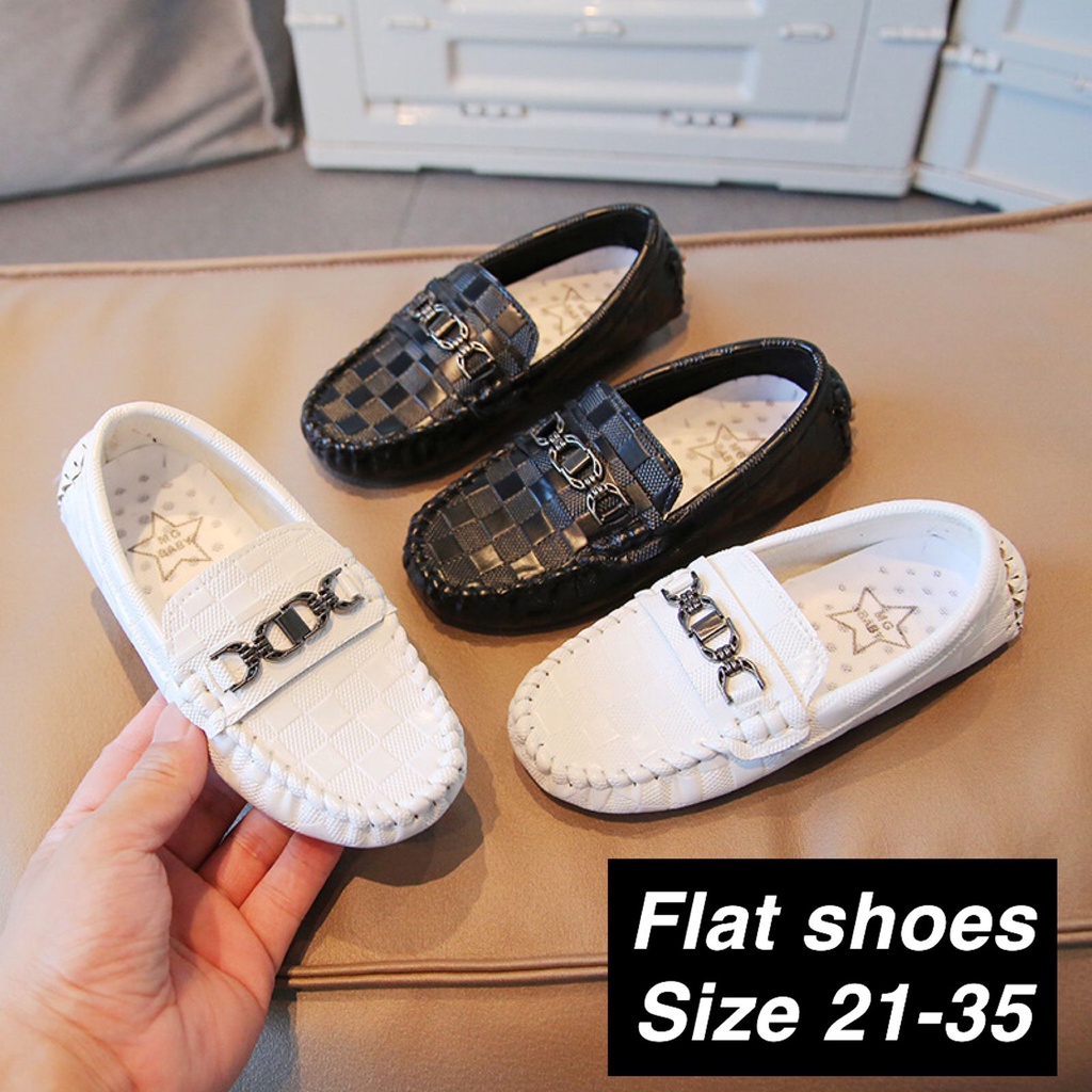 (LOLI-JKT) SP-KOT SEPATU ANAK LOAFERS MODEL KOTAK-KOTAK SIZE 21-35