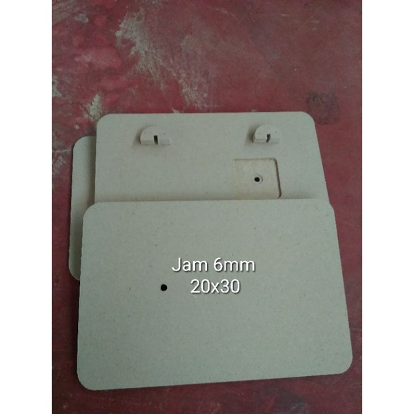 Bakalan Jam MDF 6mm ukuran 20x30cm