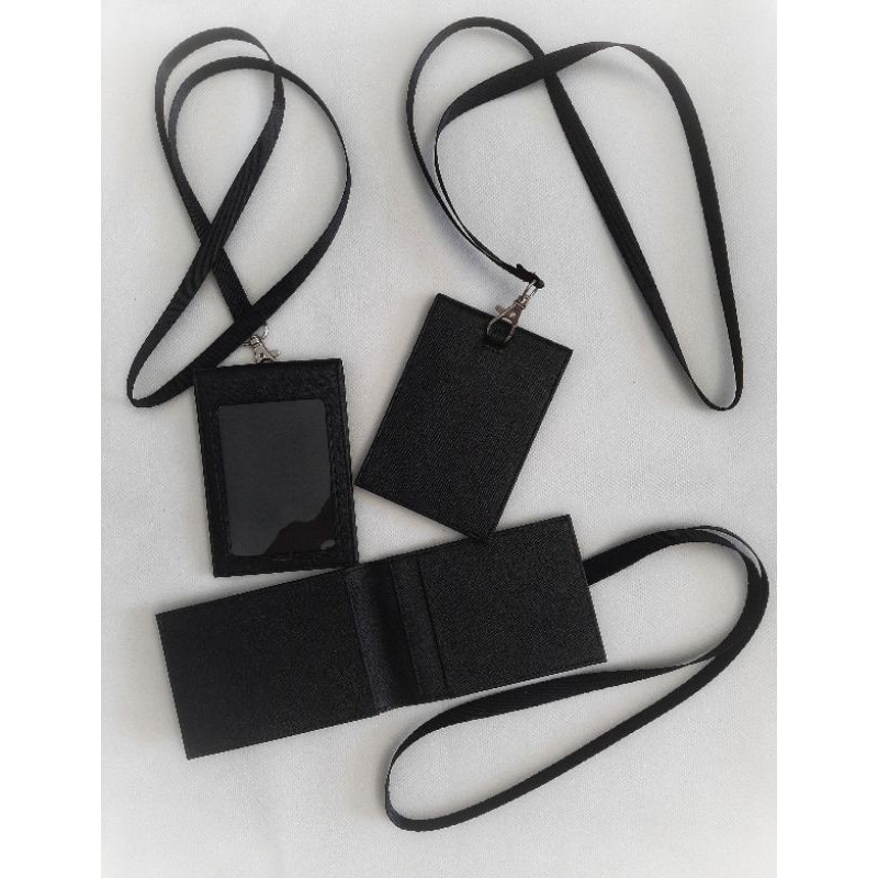

Name Tag Magnet Card Holder Pita Tali ID Card Holder Kulit