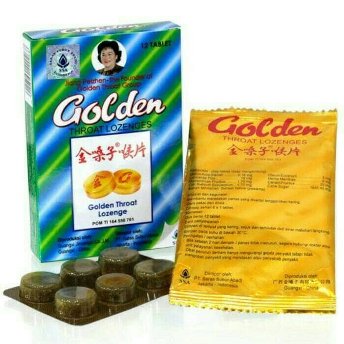 

PERMEN SAKIT GATAL TENGGOROKAN BATUK PANAS DALAM GOLDEN THROAT LONGENES ISI 12 ASLI SSA 100% ORI