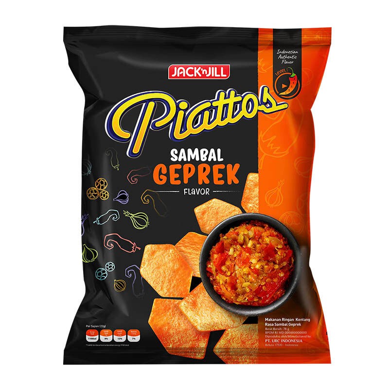 

PIATTOS SAMBAL GEPREK 78GR