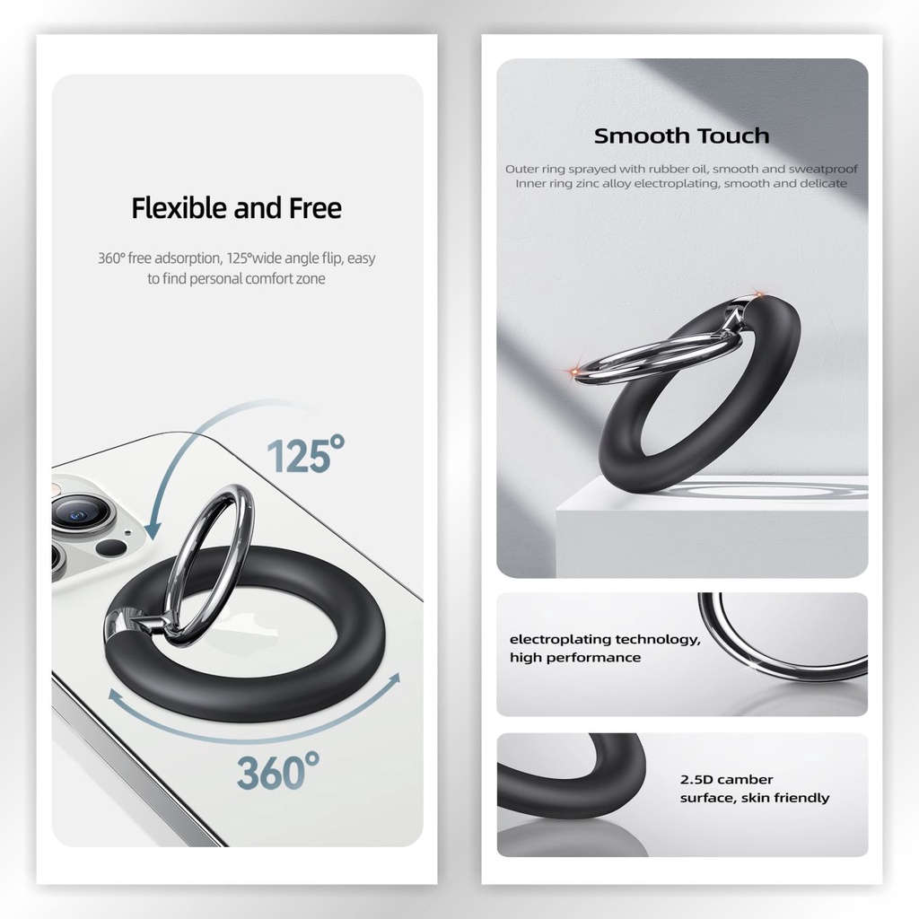 USAMS ZJ071 Magnetic Ring Holder Magsafe