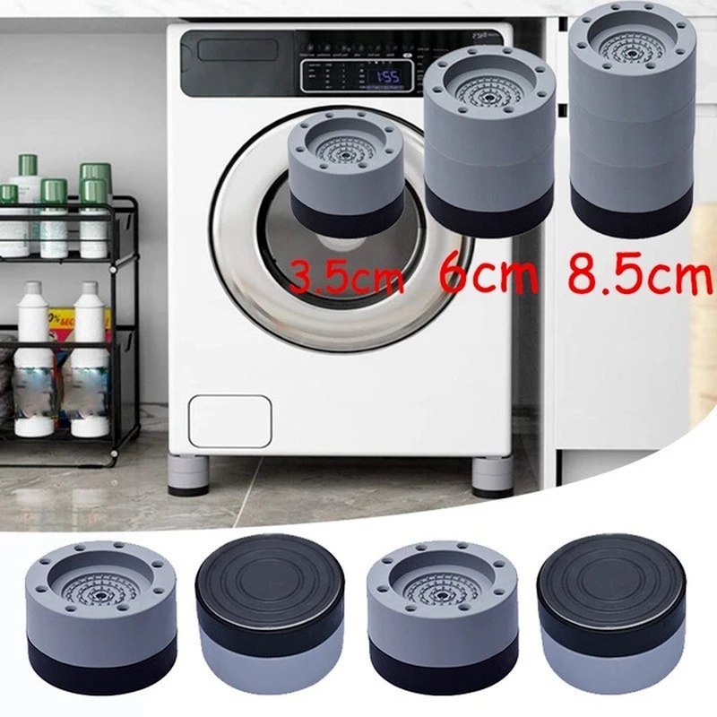 4pcs Pad Kaki Mesin Cuci Universal Bahan Karet Anti Getaran