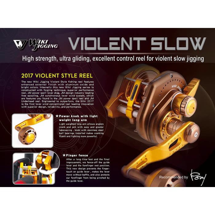 Dijual Jigging Master VS2000H Wiki Violent Slow Left Handle Reel Pancing JM
