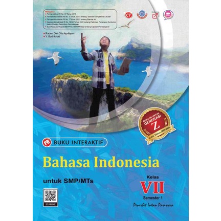 BUKU PR Bahasa Indonesia SMP Kelas 7 8 9 Semester 1 Intan Pariwara TH 2022