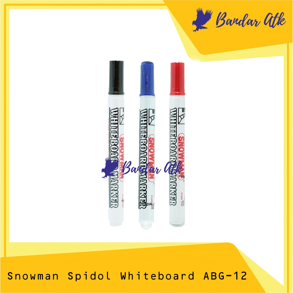 

Spidol SNOWMAN White Board ABG 12 [1 PCS]