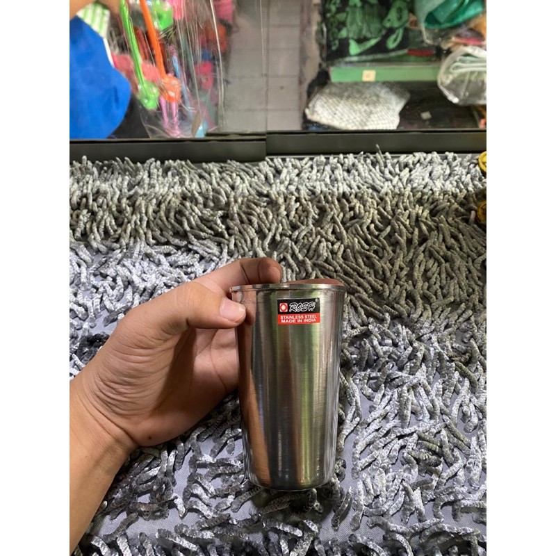 Gelas Ukur Stainless steel 250ml - Gelas air minum - Gelas stainless