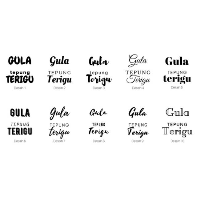 6pcs Toples Bumbu Dapur Botol Spice Jar Minimalis Free Custom Label Shopee Indonesia