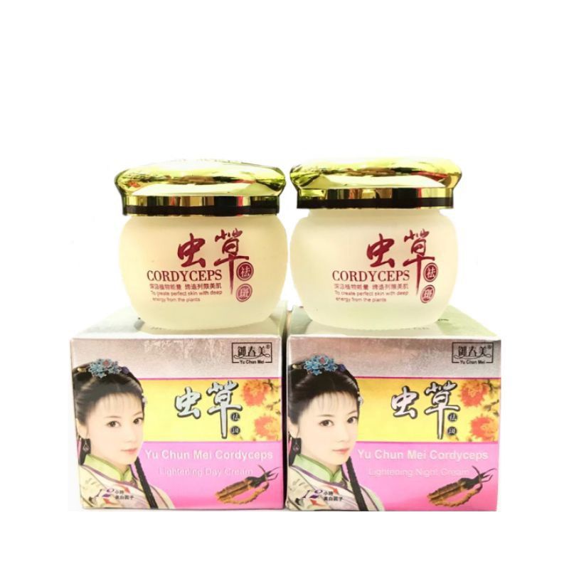 YU CHUN MEI Cordyceps Lightening night Cream Original BPOM 30gr