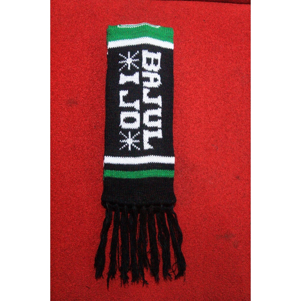 SYAL RAJUT SCARFT SUPORTER LIGA INDONESIA PERSEBAYA MIN ORDER 10 PCS