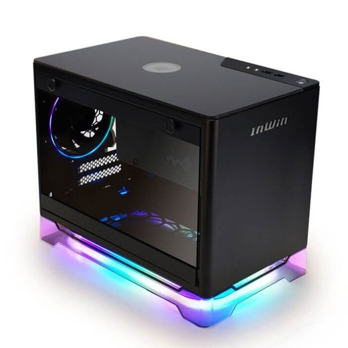 InWin A1 Plus Black - Mini ITX Tempered Glass With 650W PSU 80+ Gold