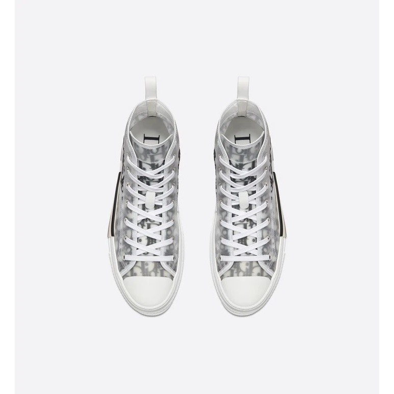 Di or B23 Oblique High Top Sneakers White/Black 100% Authentic