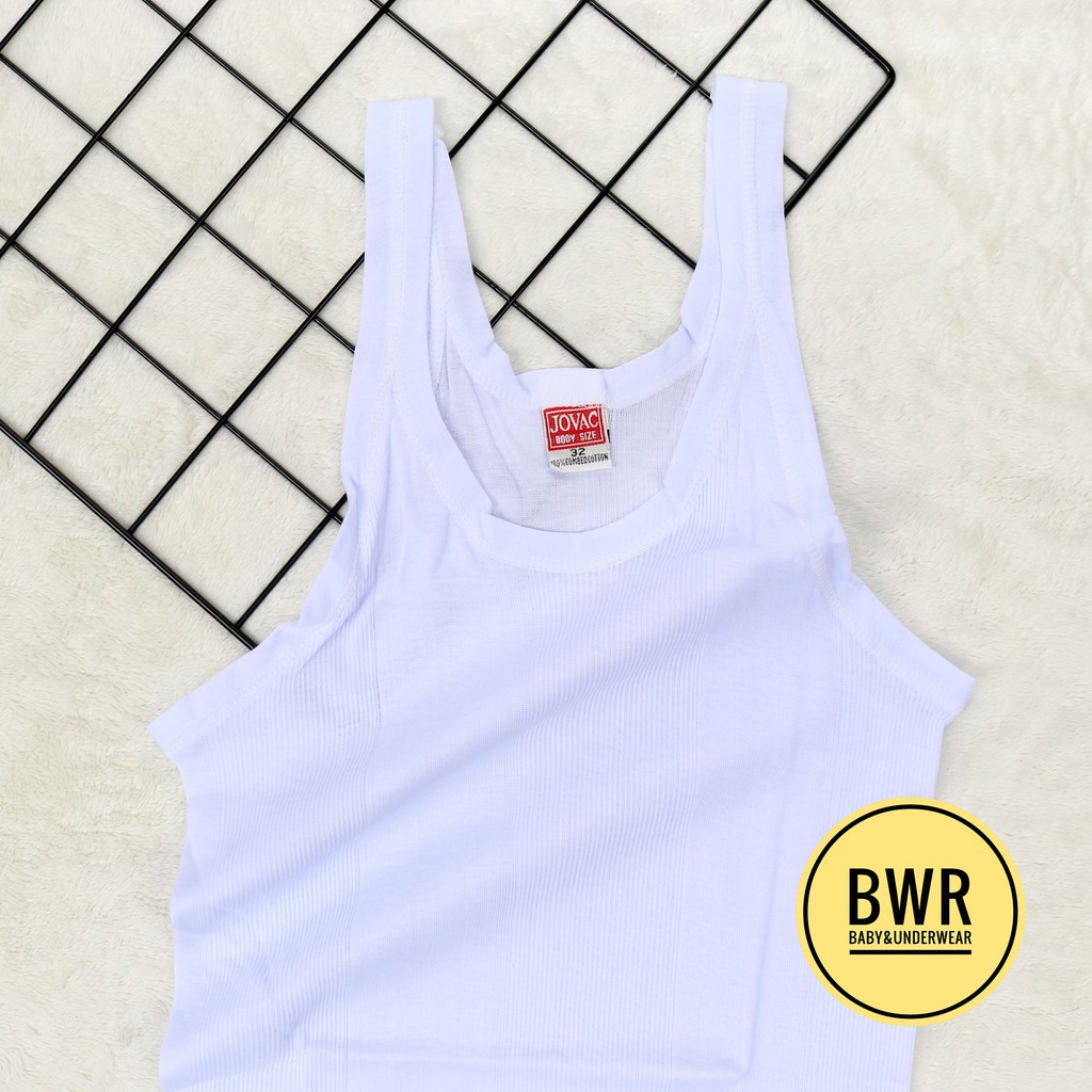 Singlet Jovac Merah | Pakaian Dalam Kaos Kutang Pria Murah Berkualitas - Bwr