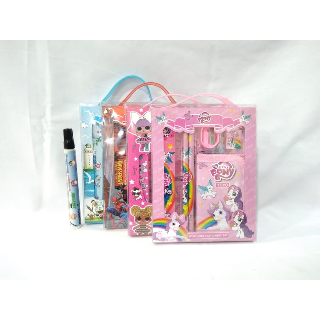 

Paket Alat Tulis Stationery Set YOYO 8006 Alat Tulis Anak - Anak