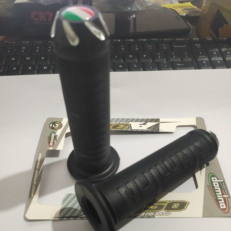 Handgrip Handfat Domino original+Jalu Stang Full CNC Universal Nmax beat mio vixion lexi pcx vario