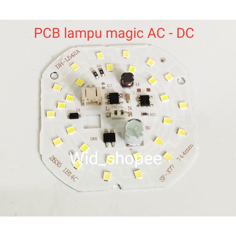 PCB Lampu magic emergency AC - DC