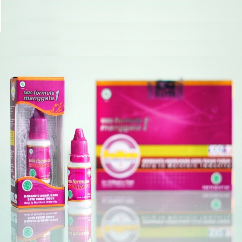 20 Botol Jamu Tetes Herbal Soman 1 ( Sozo Formula Manggata 1), Obat Herbal Diabetes Soman