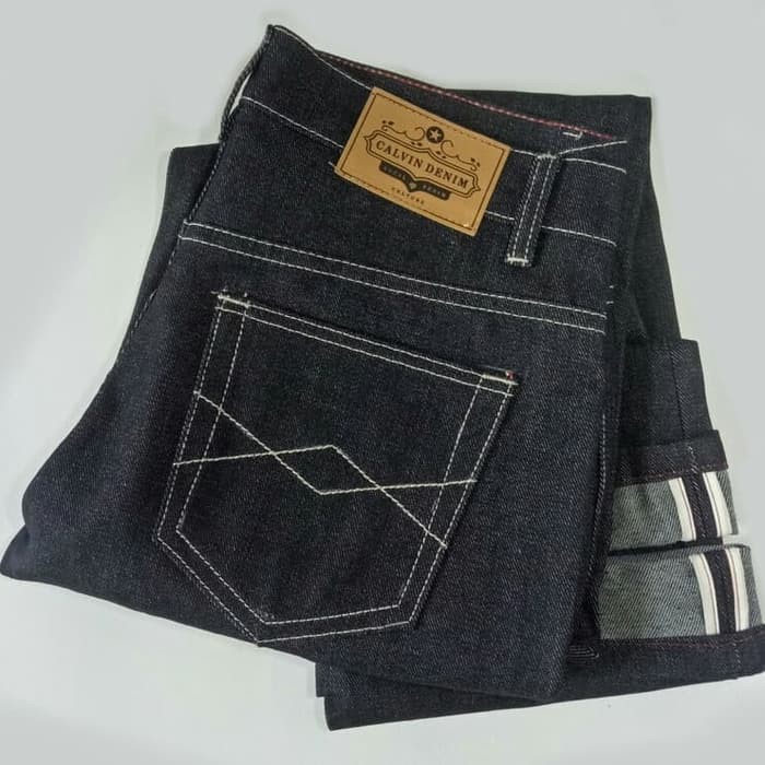 black indigo denim