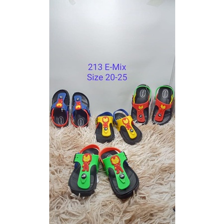 sandal anak laki-laki size 20-25 kode 213E-MIX