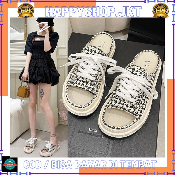 HS /  Sepatu Sandal Wedges Wanita Premium S-12