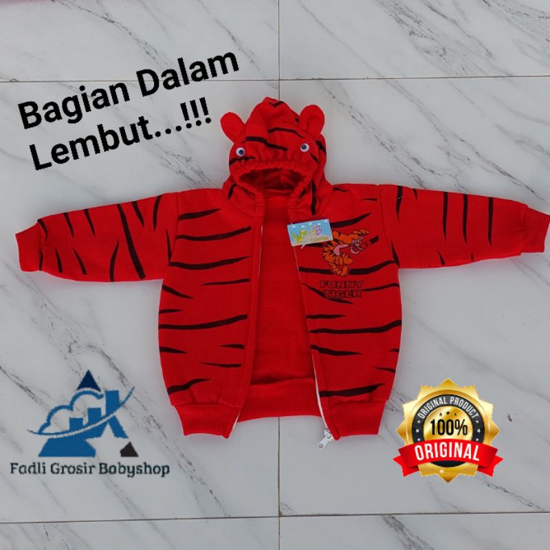 Jaket Bayi Motif Macan Terbaru