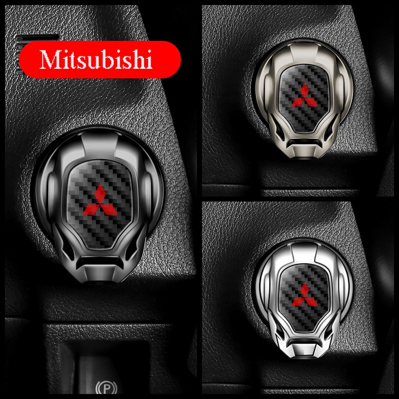Mesin Pengapian Mulai Berhenti Tombol Penutup Pelindung Stiker Dekorasi Iron Man Car Interior Engine Ignition Start Stop Button Protective Cover Decoration Sticker for Mitsubishi Triton Outlander Mirage ASX Lancer EVO PAJERO GRANDIS GALANT Xpander