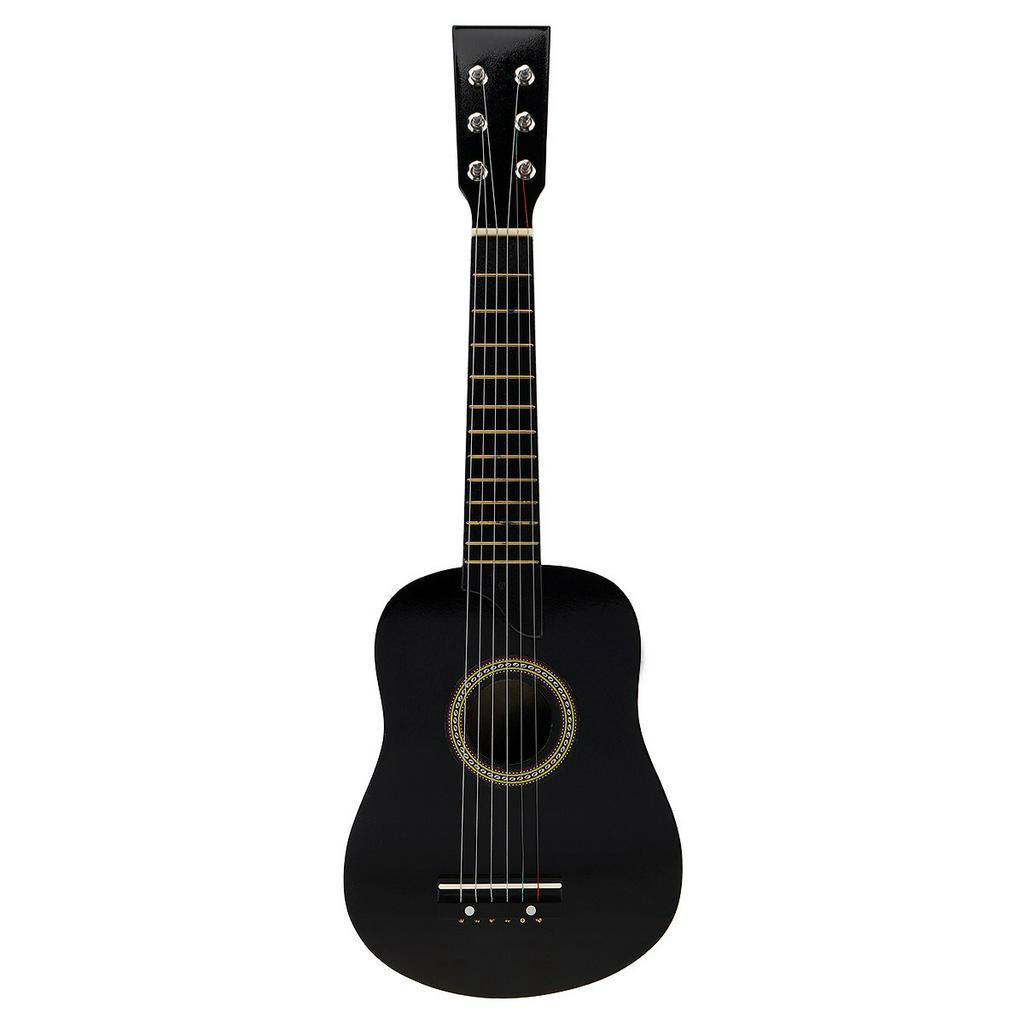 Gitar Akustik Basswood 25inci Dengan Pick Strings Toy Guitar Untuk Anak Dan Pemula