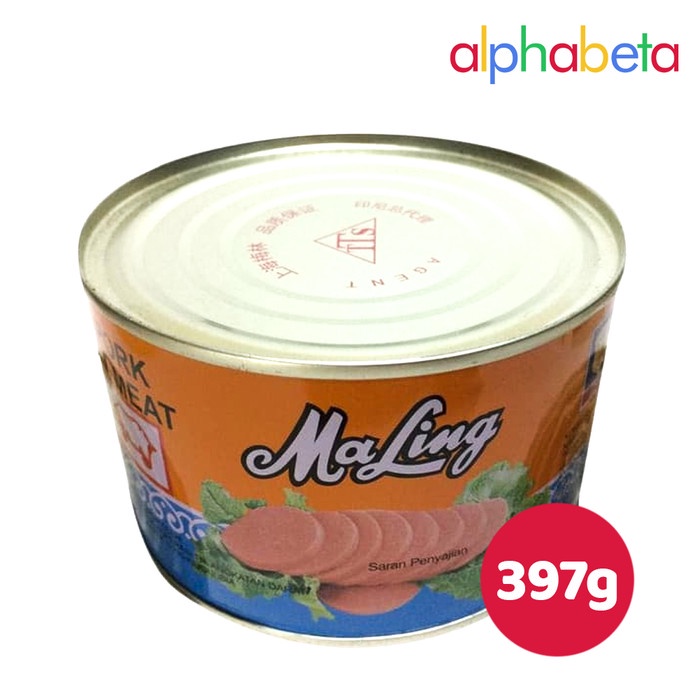 

Gg1Hh Maling Pork Luncheon Meat Tts (Non Halal) - Daging Babi Olahan 397Gr s1Gkk