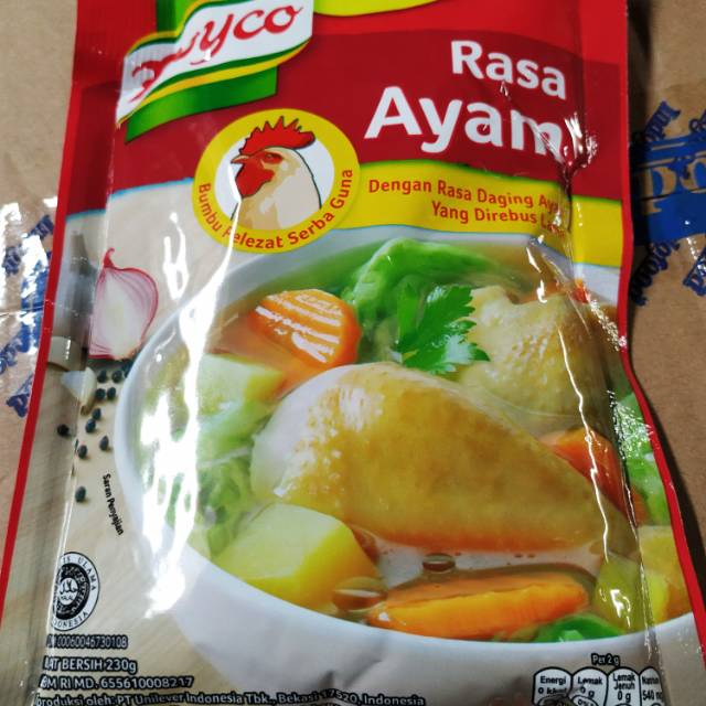 

Rocko rasa ayam 100 g dari kaldu asli