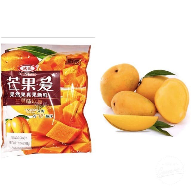 

HONGMAO MANGO JELLY PERMEN LUNAK RASA MANGGA 340gram MANISAN MANGGA HONG MAO PERMEN MANGGA JELI
