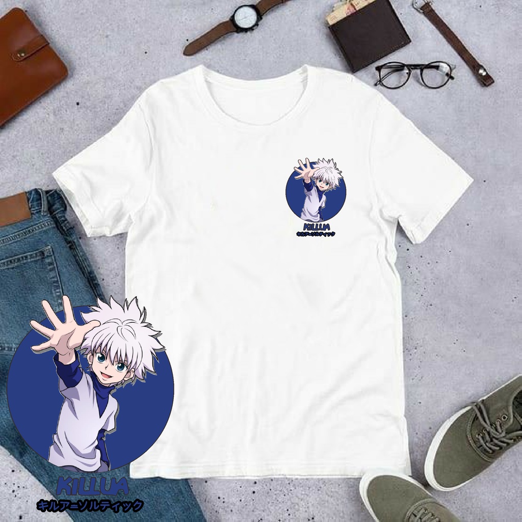 TSHIRT KILLUA / BAJU KILLUA / HXH / BAJU ANIME / BISA COD