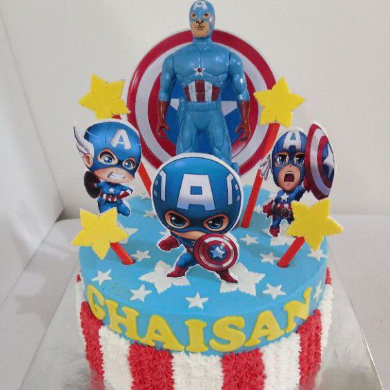 

Captain Amerika cake