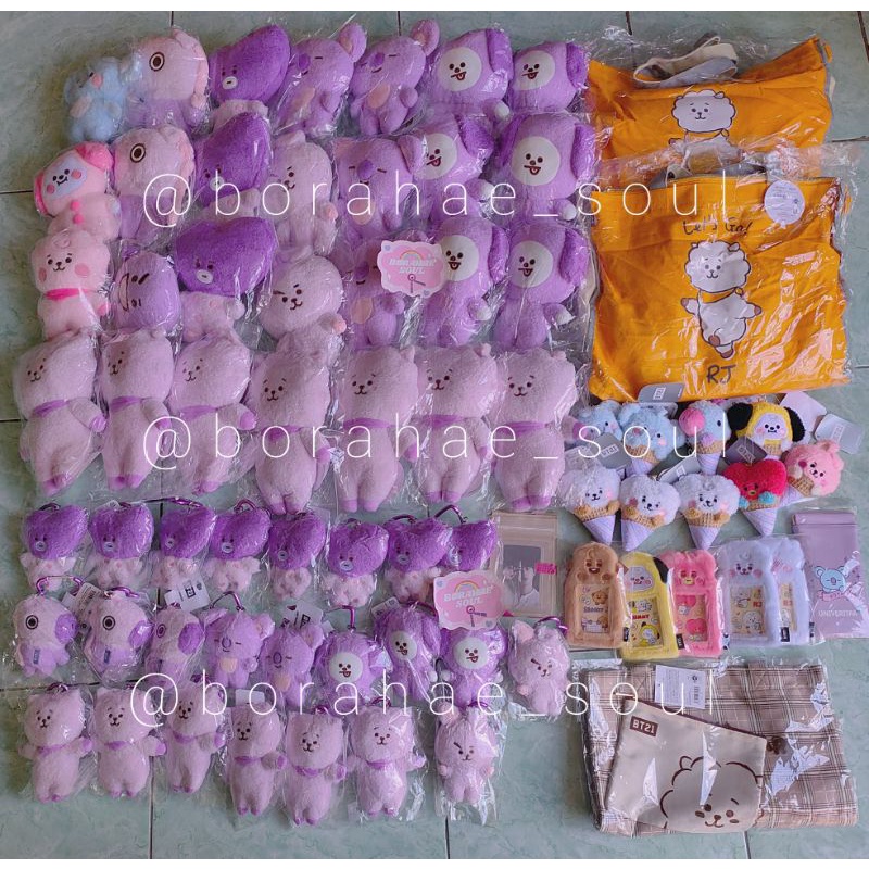 (READY STOCK) BT21 TATTON JAPAN DOLL PURPLE EDITION OFFICIAL BONEKA BT21 KOREA JAPAN PURPLE EDITION 