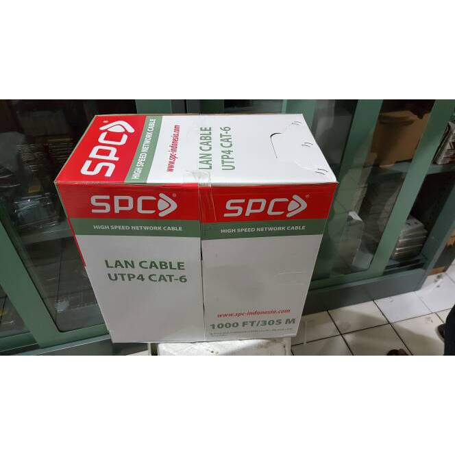 Cable UTP CAT6 SPC 1Roll 305M - Kabel LAN UTP Cat6 SPC Bagus MURAH Bergaransi